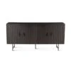 Halden 67" Acacia Wood Sideboard In Matte Black