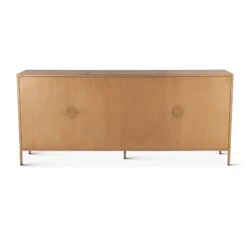 Del Oro 78" Sideboard In Antique Gold -Household Items Series FVO SB78AG bk1