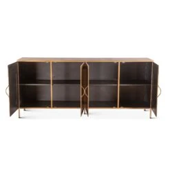 Del Oro 78" Sideboard In Antique Gold -Household Items Series FVO SB78AG dt1