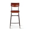 Hudson High Back Leather Stool -Household Items Series FWE CELBC