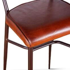 Hudson High Back Leather Stool -Household Items Series FWE CELBC dt1