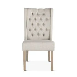 Chloe Contemporary Wing Dining Chair, Set Of 2