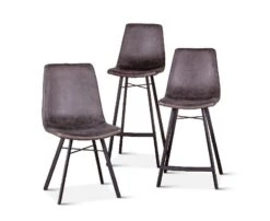 Hudson Retro Mid-Century Stool, Set Of 2 -Household Items Series G234 CHAR GROUP ebb302c8 faf4 4bf7 8a97 2ee1d44c758b