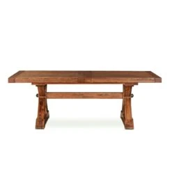 Aspen Birch Wood Extension Dining Table 88-110"