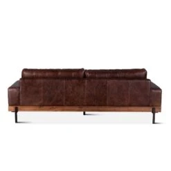Chiavari Industrial Vintage Dark Brown Leather Sofa 14 Chiavari Industrial Vintage Dark Brown Leather Sofa -Household Items Series GPF ISOF GEI bk1