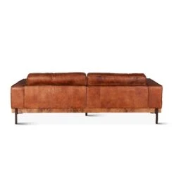 Chiavari Modern Cognac Leather Sofa -Household Items Series GPF MSOF CO bk1