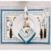 Gaya Teal & Marigold Placemat | Set Of 4 -Household Items Series Gayateal 0019 GayaTeal MarigoldDSC 3025 jpg 508984