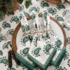 Green Paisley Napkin | Set Of 4 -Household Items Series GreenPaisley DSC 3506 537257