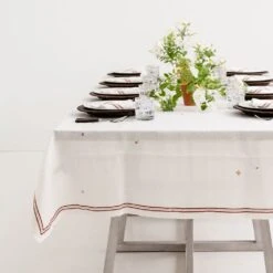 India Hicks Home Fly Linen Tablecloth