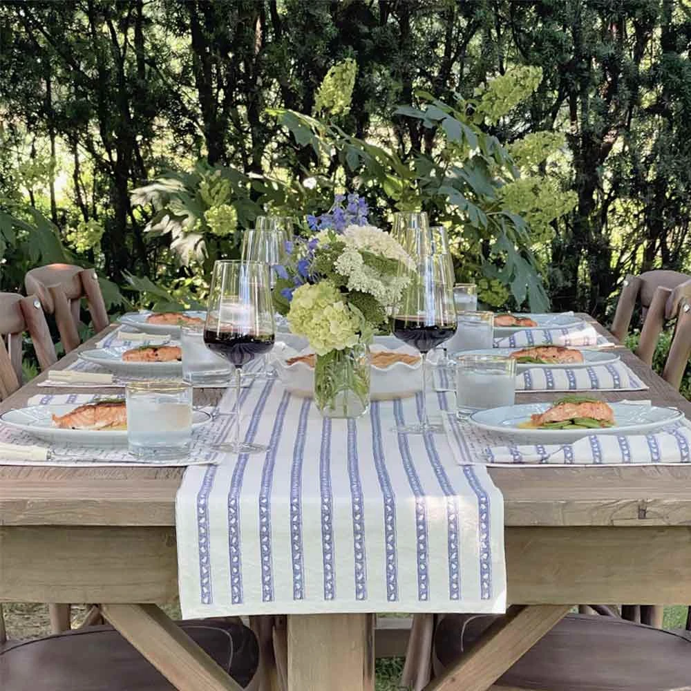 India Hicks Home Skinny Shell Table Runner 6 India Hicks Home Skinny Shell Table Runner - Image 4