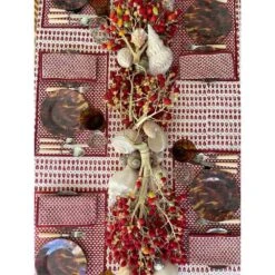 India Hicks Home Pageant Reversed Napkin | Set Of 4 -Household Items Series IH pageant red table 1 519726