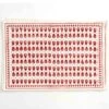 India Hicks Home Pageant Placemat | Set Of 4 -Household Items Series IH pageant shell red placemat 394293