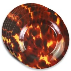 India Hicks Home Tortoise Melamine Luncheon Plate | Set Of 6