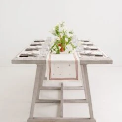 India Hicks Home Fly Linen Table Runner -Household Items Series IHFly DSC 3237 732470