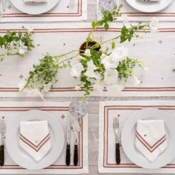 India Hicks Home Fly Linen Placemat | Set Of 4 -Household Items Series IHFly DSC 3249 457517