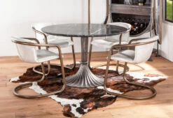 Palm Desert Natural Marble Dining Table With Deco Base 25 Palm Desert Natural Marble Dining Table With Deco Base -Household Items Series IMG 9761