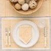 India Hicks Home Seashell Golden Placemat | Set Of 4 -Household Items Series India Hicks Seashell Golden Placemat Napkin DSC 6644 479544