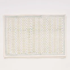 India Hicks Home Palm Avenue Seafoam Placemat | Set Of 4 5 India Hicks Home Palm Avenue Seafoam Placemat | Set Of 4 -Household Items Series India Hicks Palm Avenue Seafoam Placemat 6620 upclose crop 335348