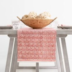 India Hicks Home Seashell Blush Table Runner