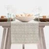 India Hicks Home Seashell Seafoam Table Runner 2 India Hicks Home Seashell Seafoam Table Runner -Household Items Series India Hicks Seashells Seafoam Table Runner 2326 upclose crop 105691