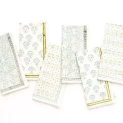 India Hicks Home Multi Seafoam Napkins | Set Of 6