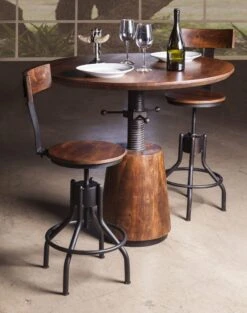 Amici Modern Adjustable Bistro Table 9 Amici Modern Adjustable Bistro Table -Household Items Series Industrial Modern Style