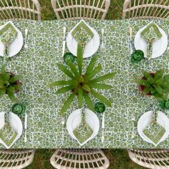 Jade Blossom Tablecloth -Household Items Series JadeBlossomBahamas22 361 633942