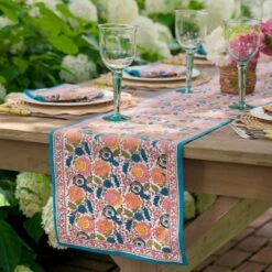 Jewel Blossom Table Runner