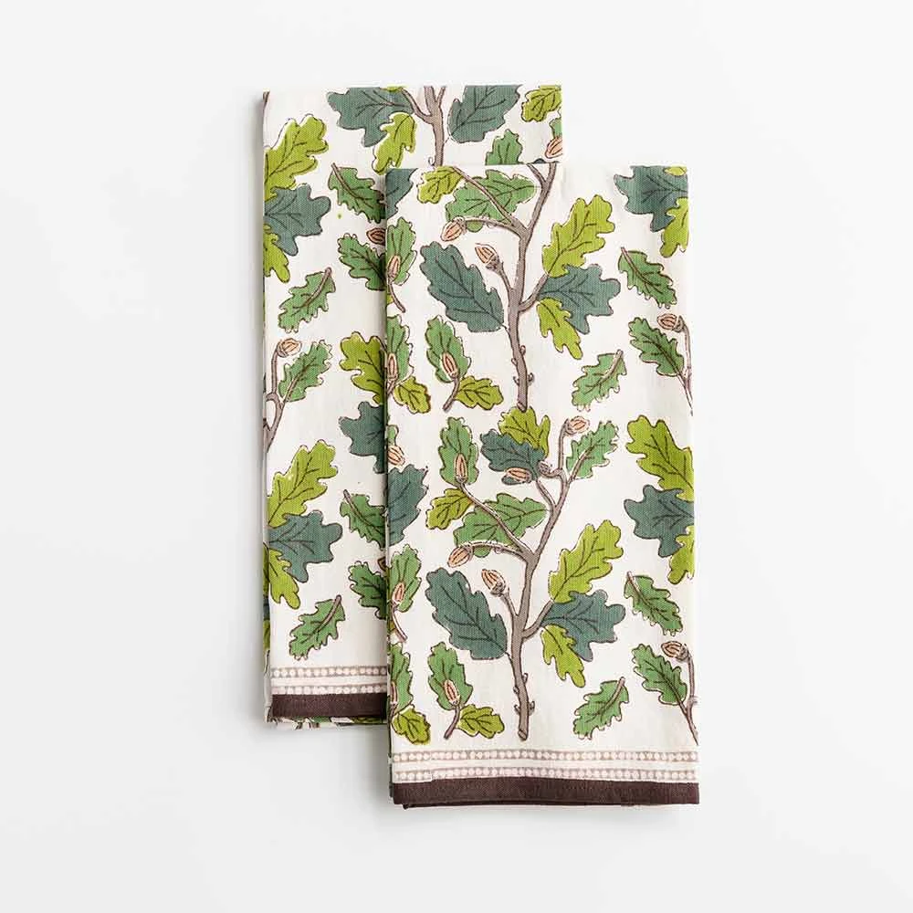 Maple & Acorn Tea Towels 3 Maple & Acorn Tea Towels