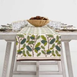 Maple & Acorn Table Runner 8 Maple & Acorn Table Runner -Household Items Series Maple and Acorn 3936 254397