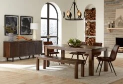 Hamilton 80" Dining Table Walnut Finish -Household Items Series MtnLodge DR RS 12 22