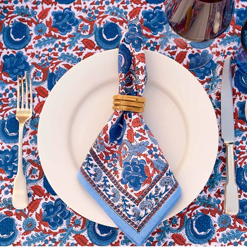 Wrapped Bamboo Napkin Rings | Set 4 - Image 4