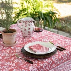 Pomegranate Poppy Tablecloth -Household Items Series POmegranate Poppy d294b400 63ff 4612 a6d1 c9a9f0080338