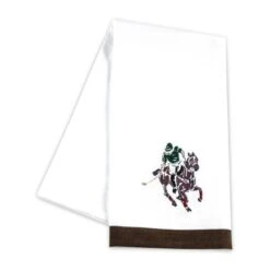 Polo Player Tea Towel (Set Of 2)