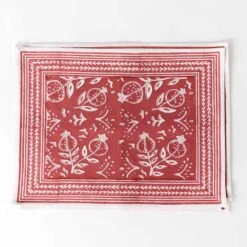Pomegranate Poppy Placemat | Set Of 4