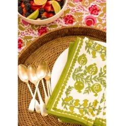 Pom Bells Green Napkin | Set Of 4 13 Pom Bells Green Napkin | Set Of 4 -Household Items Series PomBellsGreenBahamas22 376 642013