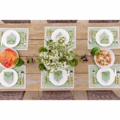 Pomegranate Green Placemat | Set Of 4 -Household Items Series Pomegranate Green 1 586158