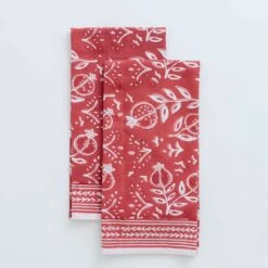 Pomegranate Poppy Tea Towels