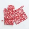 Pomegranate Poppy Oven Mitt Set -Household Items Series Pomegranate Poppy 26 jpg 828762