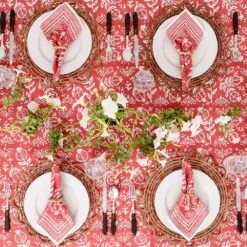 Pomegranate Poppy Tablecloth -Household Items Series PomegranateRed DSC 3650 f6c38ac7 a026 4b0d 8b5b e8a8a0d6cfc7