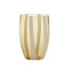 Candy Striped Glass-Amber 2 Candy Striped Glass-Amber -Household Items Series Real Candy Stripe Amber 862347