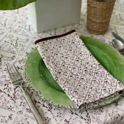 India Hicks Home Sea Ferns & Domino Napkin | Set Of 4