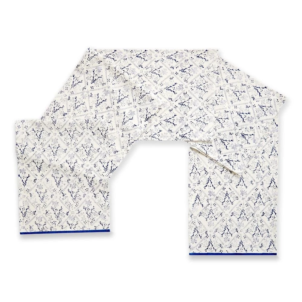 India Hicks Home Sea Ferns & Domino Midnight Table Runner 3 India Hicks Home Sea Ferns & Domino Midnight Table Runner