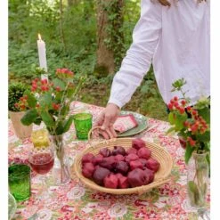 Spice Route Garnet Tablecloth -Household Items Series Spice route red tablecloth pomegranates 1000x1000 222601