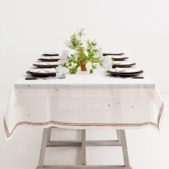 India Hicks Home Fly Linen Tablecloth -Household Items Series Tablecloth Variety Options 111463