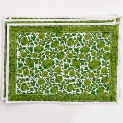 Jade Blossom Placemat | Set Of 4