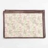 Palms & Pagodas Brown Placemat | Set Of 4