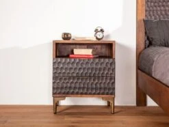 Vallarta 24-Inch Two Tone Mango Wood Night Chest 16 Vallarta 24-Inch Two Tone Mango Wood Night Chest -Household Items Series Vallarta ZWSCNC24TT glam