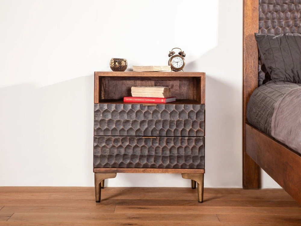 Vallarta 24-Inch Two Tone Mango Wood Night Chest 9 Vallarta 24-Inch Two Tone Mango Wood Night Chest - Image 7