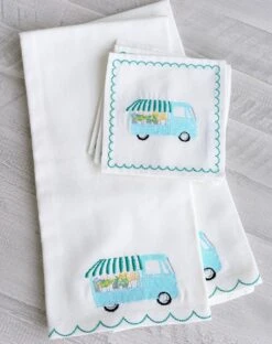 Blossom Cart Tea Towel (Set Of 2) -Household Items Series VanBlossomCocktailNapkin teatowelscopy b6f7af91 b8e9 4b84 a1d5 f7db67d52d7f 522008